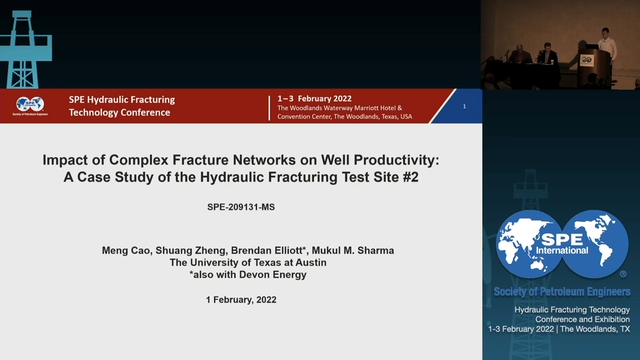Impact of Complex Fracture Networks on Well Productivity: A Case Study of the Hydraulic Fracturing Test Site #2 
